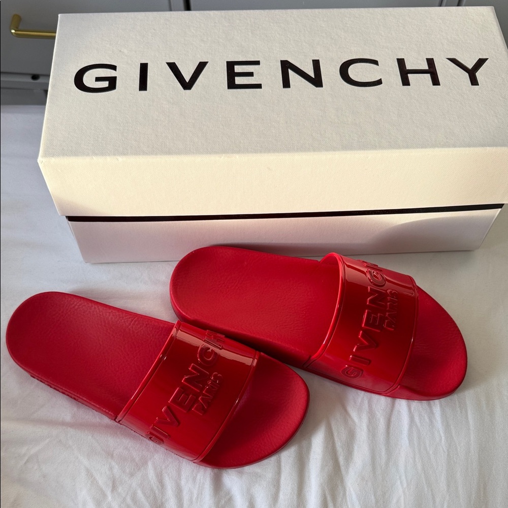 Givenchy Bold Red Slides